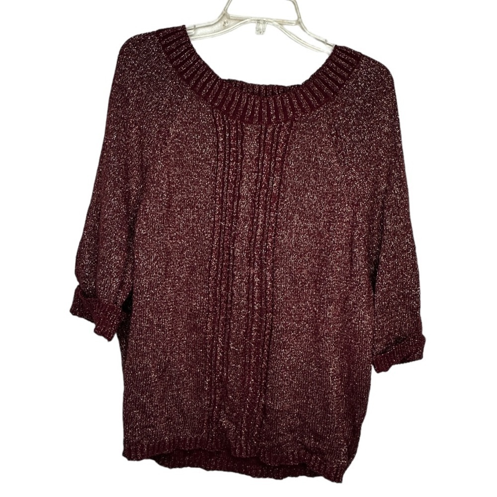 Gloria‎ Vanderbilt Metallic Sweater